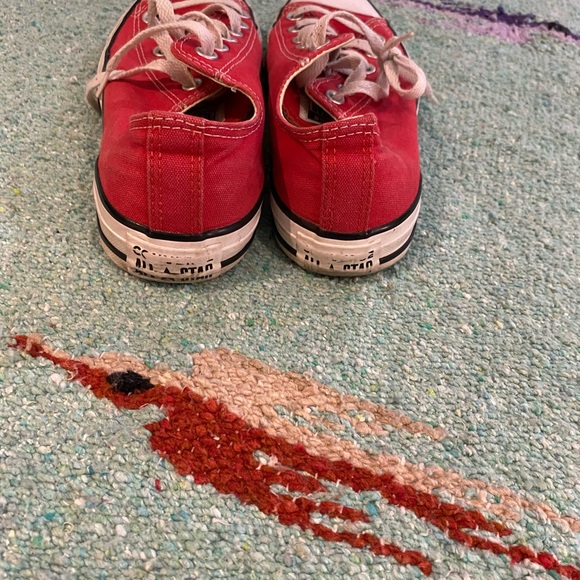 Converse Red and White Converse - Picture 5 of 6